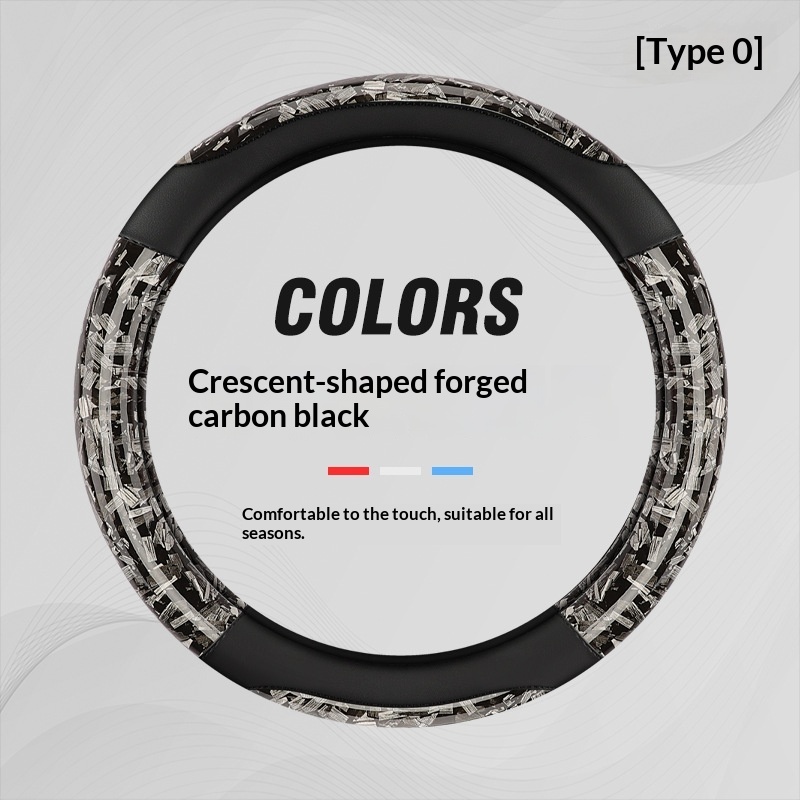 Universal Forged Carbon Fiber Car Steering Wheel Cover 4 Universal Forged Carbon Fiber Car Steering Wheel Cover - Image 4