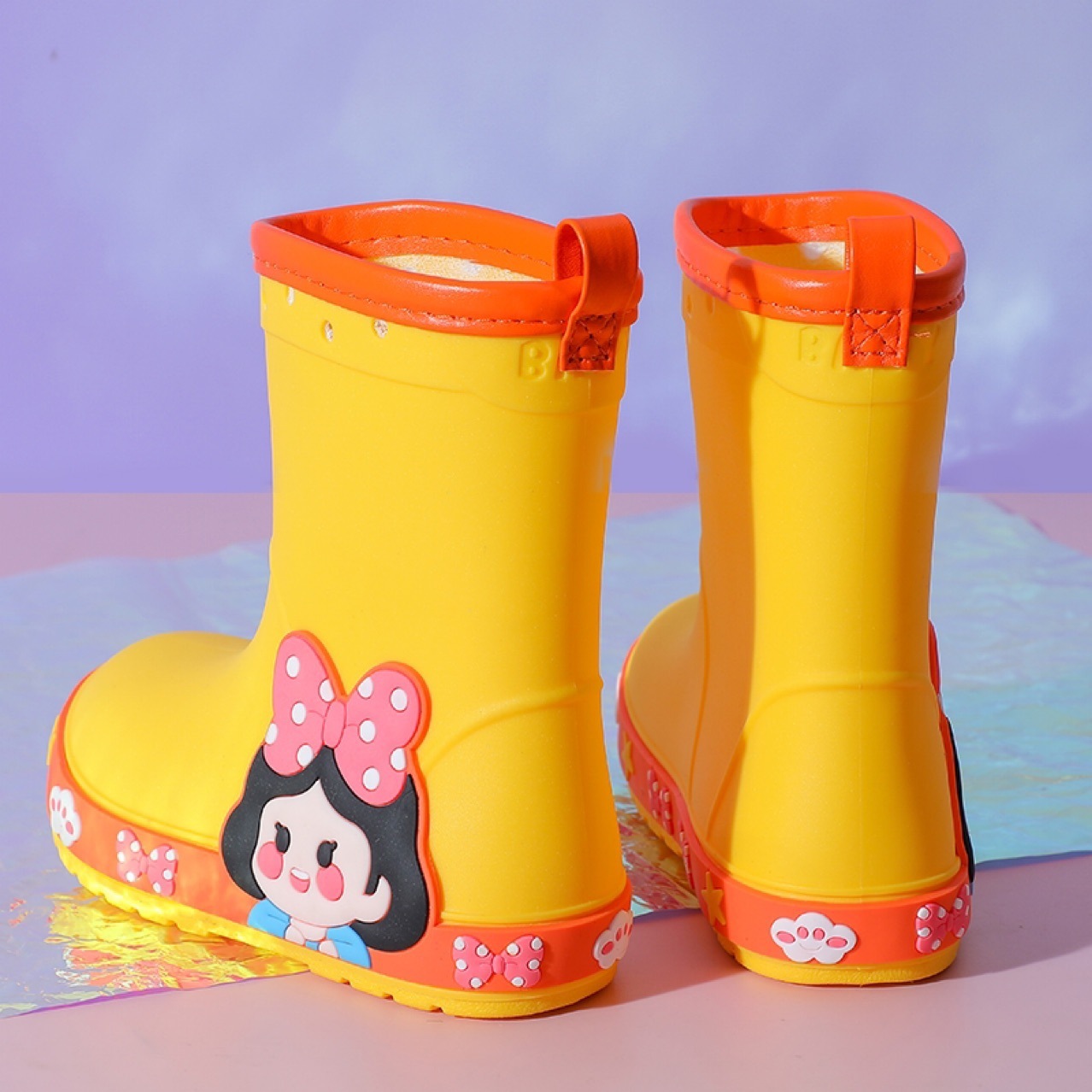 Girls' Princess Rain Boots 3 Girls' Princess Rain Boots - Image 3