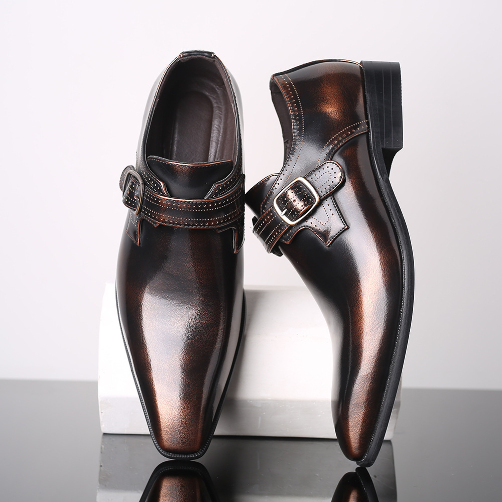 Business-casual Formal Men's Leather Shoes 2 Business-casual Formal Men's Leather Shoes - Image 2
