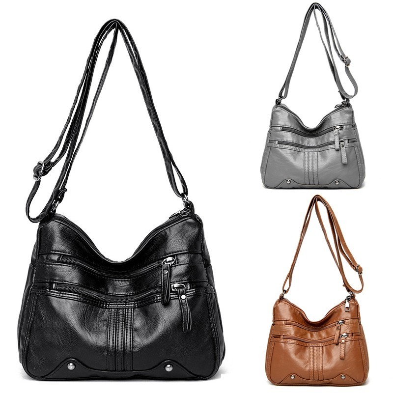 Women's Shoulder Bag Multi Pocket Cross Body Bags 10 Women's Shoulder Bag Multi Pocket Cross Body Bags - Image 10
