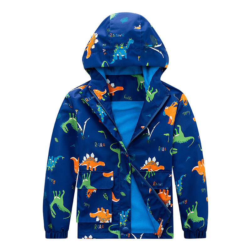 Kids' Windproof Waterproof Jacket Fleece-lined Camouflage 2 Kids' Windproof Waterproof Jacket Fleece-lined Camouflage - Image 2