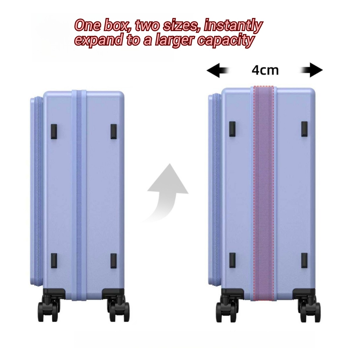 20x24 Inch Luggage Compartment, Side Opening, Universal Silent Wheels, Password Box Travel Luggage 2 20x24 Inch Luggage Compartment, Side Opening, Universal Silent Wheels, Password Box Travel Luggage - Image 2