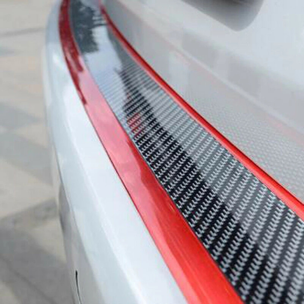 Car Carbon Fiber Pattern Door Protective Sticker 8 Car Carbon Fiber Pattern Door Protective Sticker - Image 8
