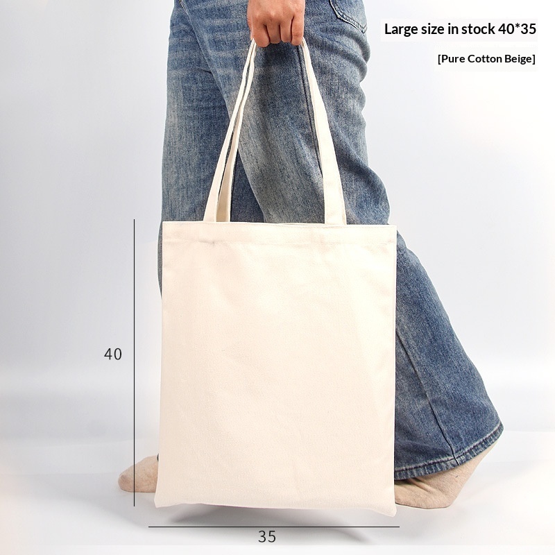 Pure Cotton Colored Portable Canvas Bag 4 Pure Cotton Colored Portable Canvas Bag - Image 4
