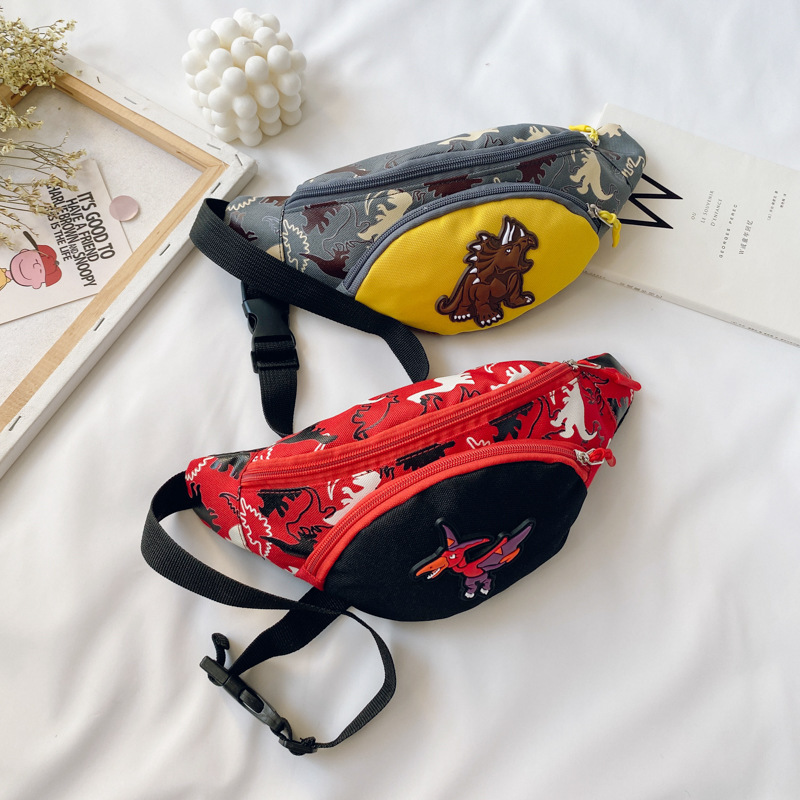 Little Boy Chest Waist Bag Little Dinosaur Crossbody Bag 7 Little Boy Chest Waist Bag Little Dinosaur Crossbody Bag - Image 7