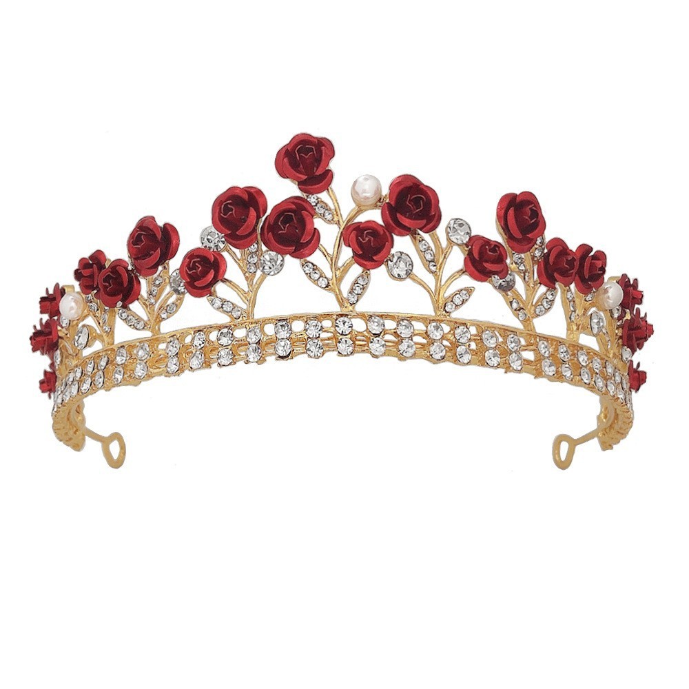 Purple Rose Crystal Jewelry Crown 6 Purple Rose Crystal Jewelry Crown - Image 6