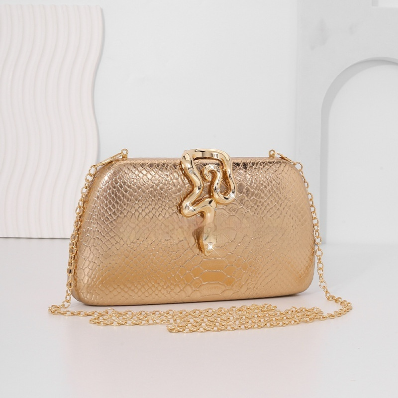 Women's Snake-Print Evening Tote With Flair 4 Women's Snake-Print Evening Tote With Flair - Image 4