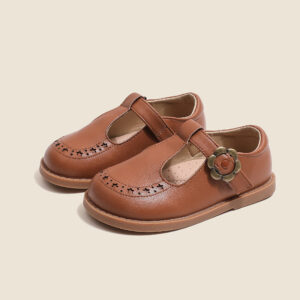 Girls' Leather Shoes Genuine