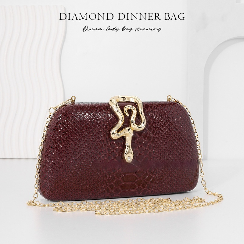 Women's Snake-Print Evening Tote With Flair 5 Women's Snake-Print Evening Tote With Flair - Image 5