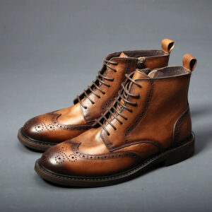 Men's Trendy Casual Thick-soled Leather Boots