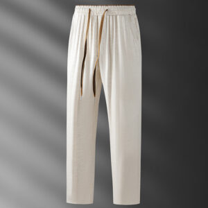Men's Micro Wide Straight Breathable Sports Pants