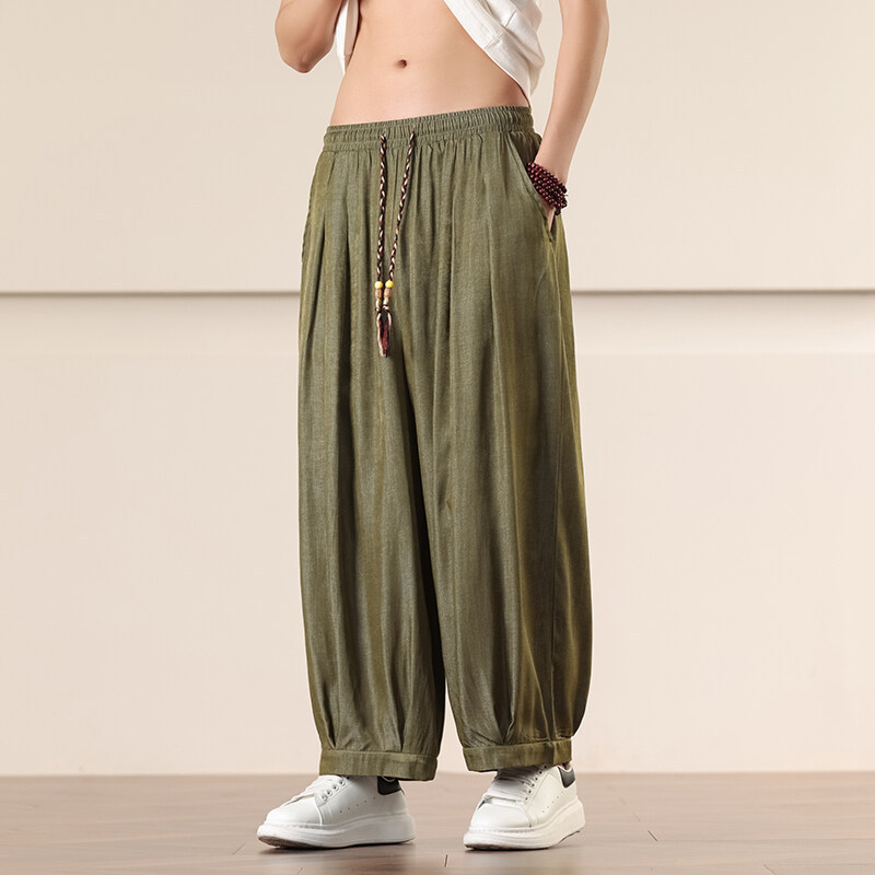 Men's Retro Plus Size Harem Pants 7 Men's Retro Plus Size Harem Pants - Image 7