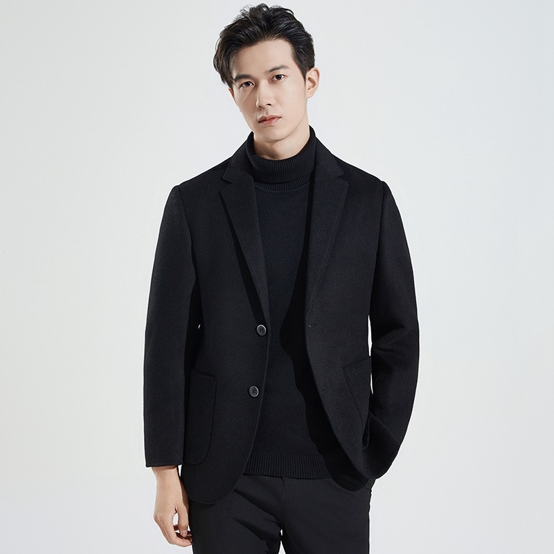 Simple Business-Casual Double-Faced Wool Coat 5 Simple Business-Casual Double-Faced Wool Coat - Image 5