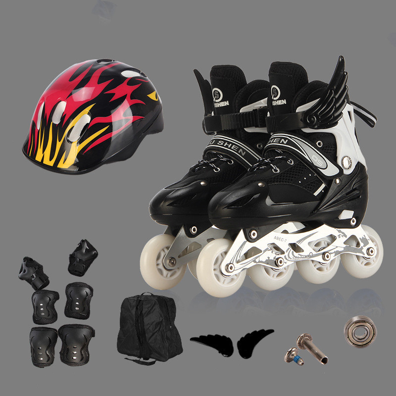 Single Wheel Adjustable Children's Roller Skates 1 Single Wheel Adjustable Children's Roller Skates