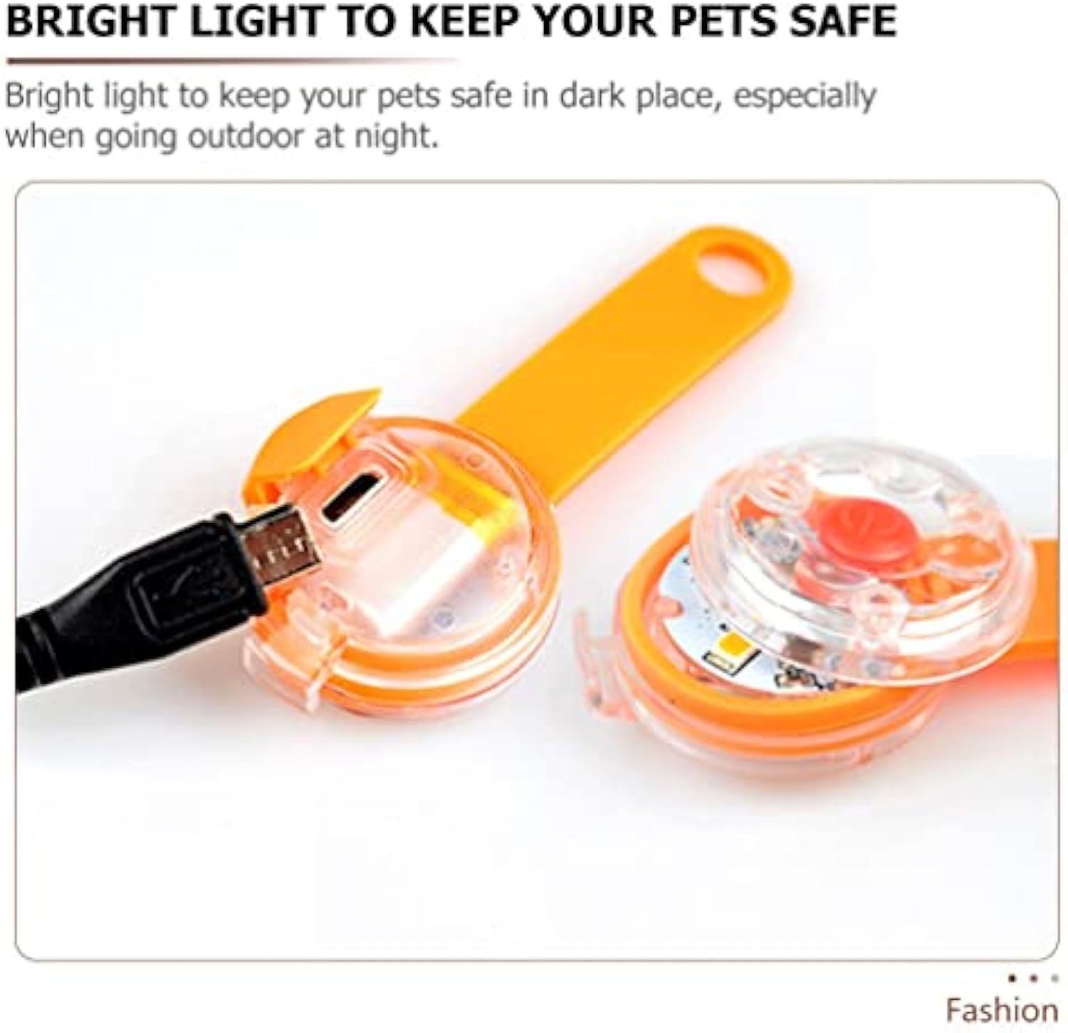 LED Glow Pet Safety Pendant for Dog Collars & Leashes – Night Walking Light 7 LED Glow Pet Safety Pendant for Dog Collars & Leashes – Night Walking Light - Image 7