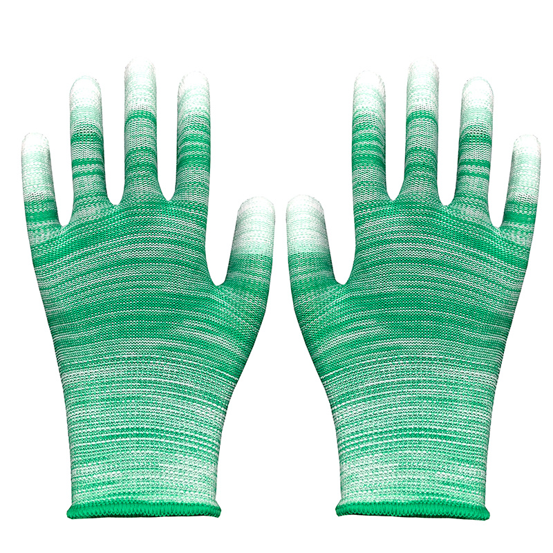 Colored Nylon PU-coated Safety Gloves 4 Colored Nylon PU-coated Safety Gloves - Image 4