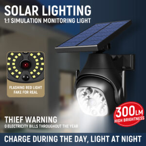 Solar Powered Waterproof Outdoor Courtyard Lights
