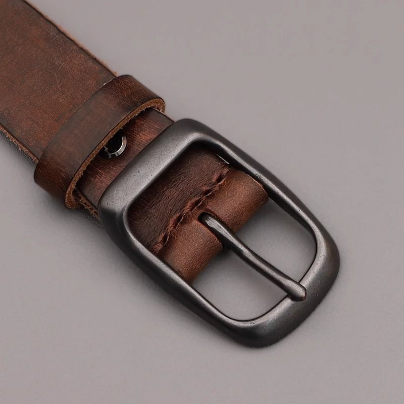 Men's Full-grain Leather Belt 3 Men's Full-grain Leather Belt - Image 3