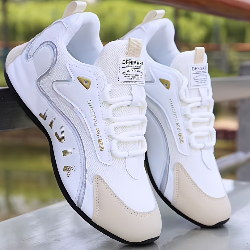 Color block Lace-up Breathable Sneakers For Men 2 Color block Lace-up Breathable Sneakers For Men - Image 2