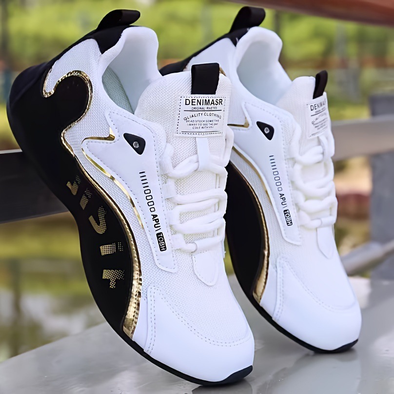 Color block Lace-up Breathable Sneakers For Men 1 Color block Lace-up Breathable Sneakers For Men