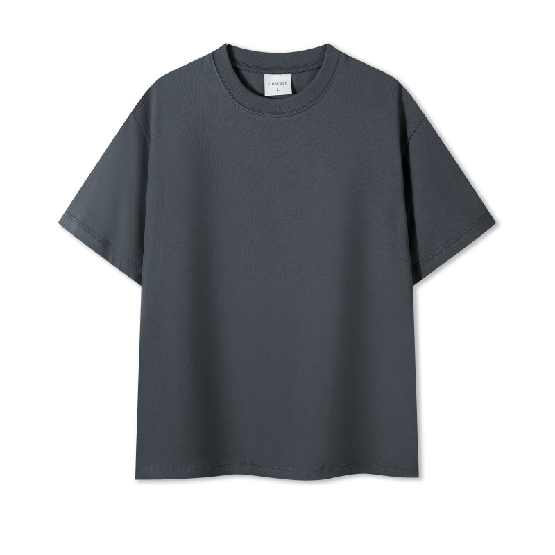 Men's Solid-color Round-neck T-shirt 7 Men's Solid-color Round-neck T-shirt - Image 7