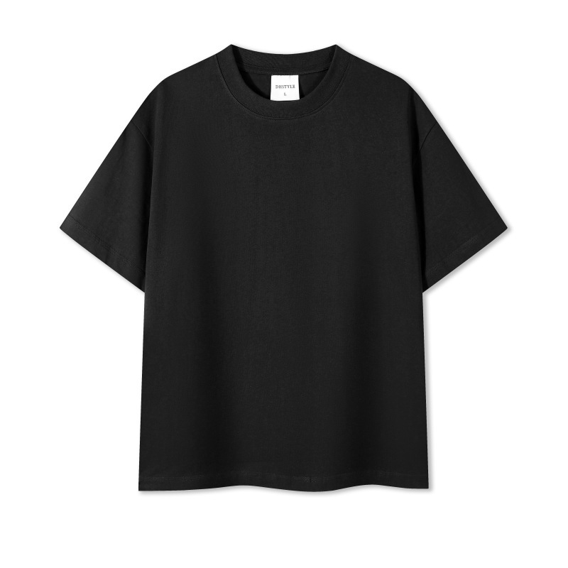 Men's Solid-color Round-neck T-shirt 6 Men's Solid-color Round-neck T-shirt - Image 6