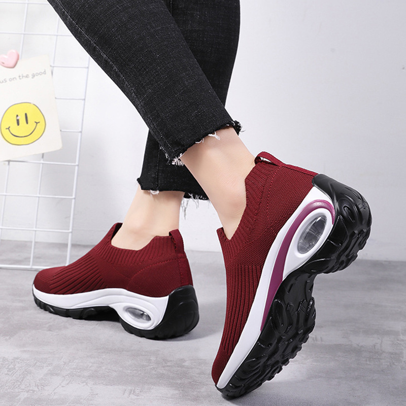 Mesh Breathable Sneakers Air Cushion Running Sports Shoes 4 Mesh Breathable Sneakers Air Cushion Running Sports Shoes - Image 4