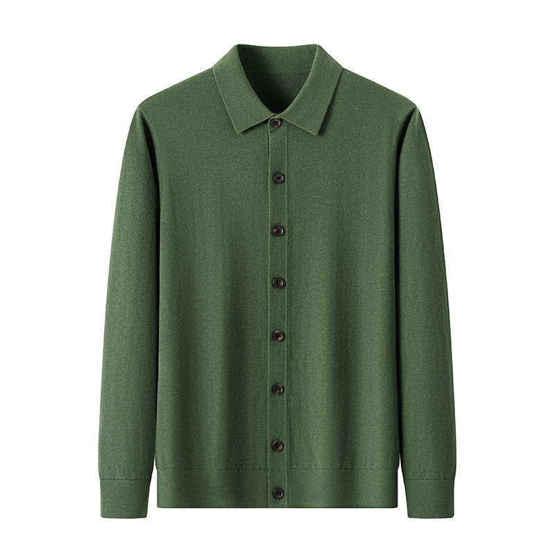 Men's Solid-color Wool Sweater 6 Men's Solid-color Wool Sweater - Image 6