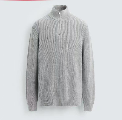Men's Cotton Knit Sweater 2 Men's Cotton Knit Sweater - Image 2