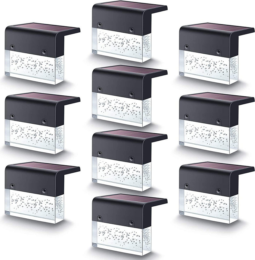 Waterproof New RGB LED Solar Light Step Fence Light 3 Waterproof New RGB LED Solar Light Step Fence Light - Image 3