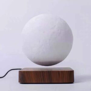 Magnetic Levitation Table Lamp Moon Light 3D Printing