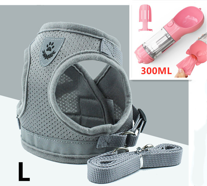 Pet Leash Breathable Mesh Chest Back 4 Pet Leash Breathable Mesh Chest Back - Image 4