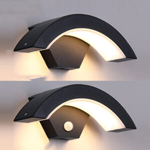 LED Induction Wall Light Curved Moon