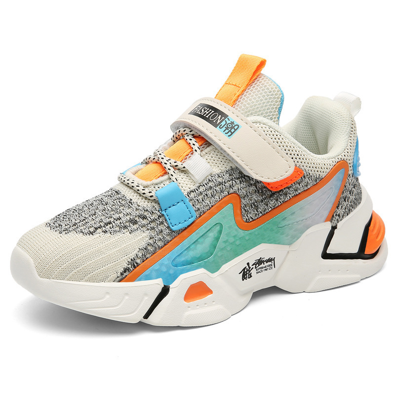 Children's Knit Sneakers, Boys' Casual Sneakers 3 Children's Knit Sneakers, Boys' Casual Sneakers - Image 3