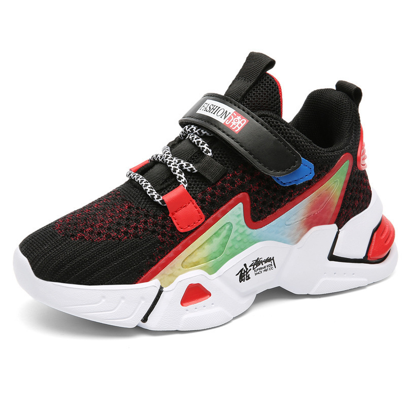 Children's Knit Sneakers, Boys' Casual Sneakers 4 Children's Knit Sneakers, Boys' Casual Sneakers - Image 4