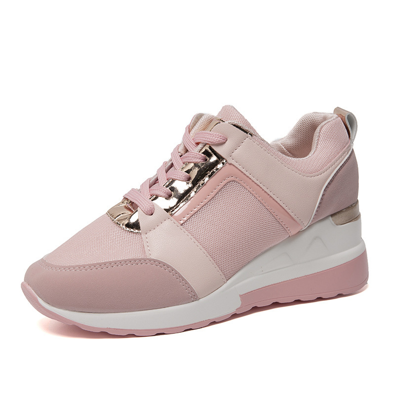 Casual Mesh Sneakers Platform Wedge Heel Shoes 2 Casual Mesh Sneakers Platform Wedge Heel Shoes - Image 2