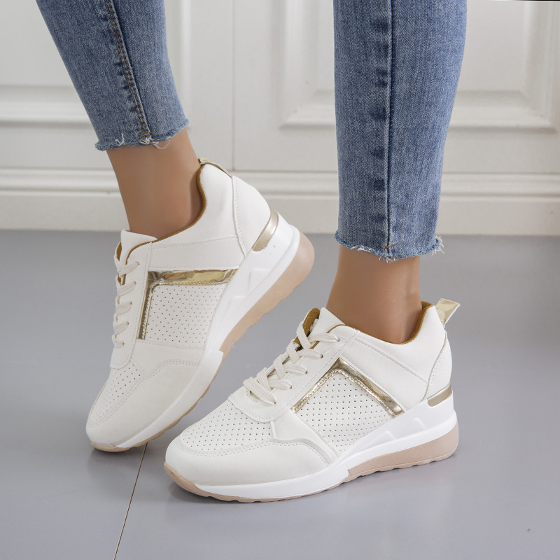 Casual Mesh Sneakers Platform Wedge Heel Shoes 8 Casual Mesh Sneakers Platform Wedge Heel Shoes - Image 8
