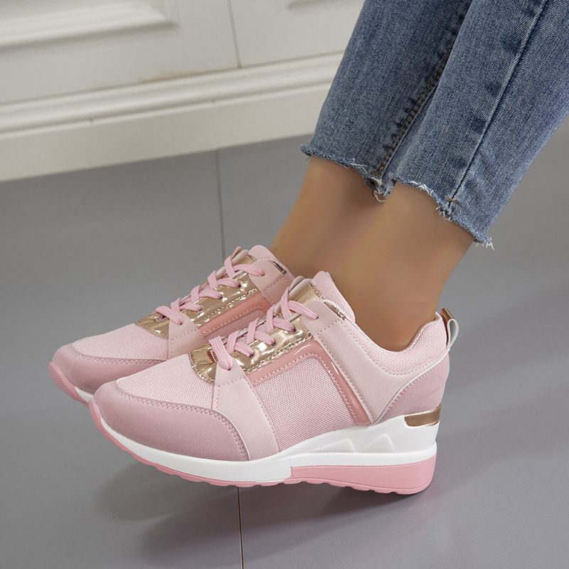 Casual Mesh Sneakers Platform Wedge Heel Shoes 3 Casual Mesh Sneakers Platform Wedge Heel Shoes - Image 3