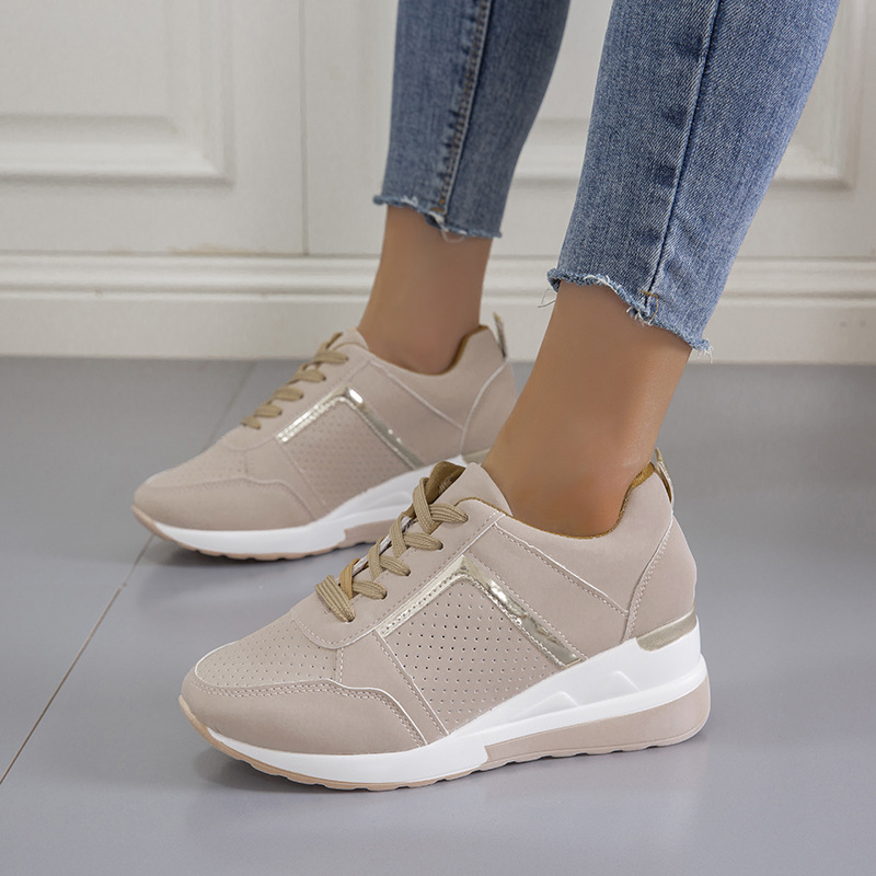 Casual Mesh Sneakers Platform Wedge Heel Shoes 1 Casual Mesh Sneakers Platform Wedge Heel Shoes