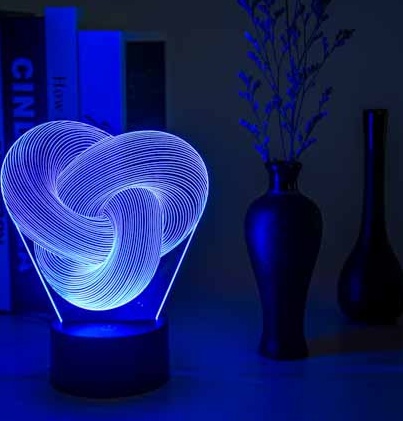 LED 3D Night Light Touch 3D Lighting 7 LED 3D Night Light Touch 3D Lighting - Image 7