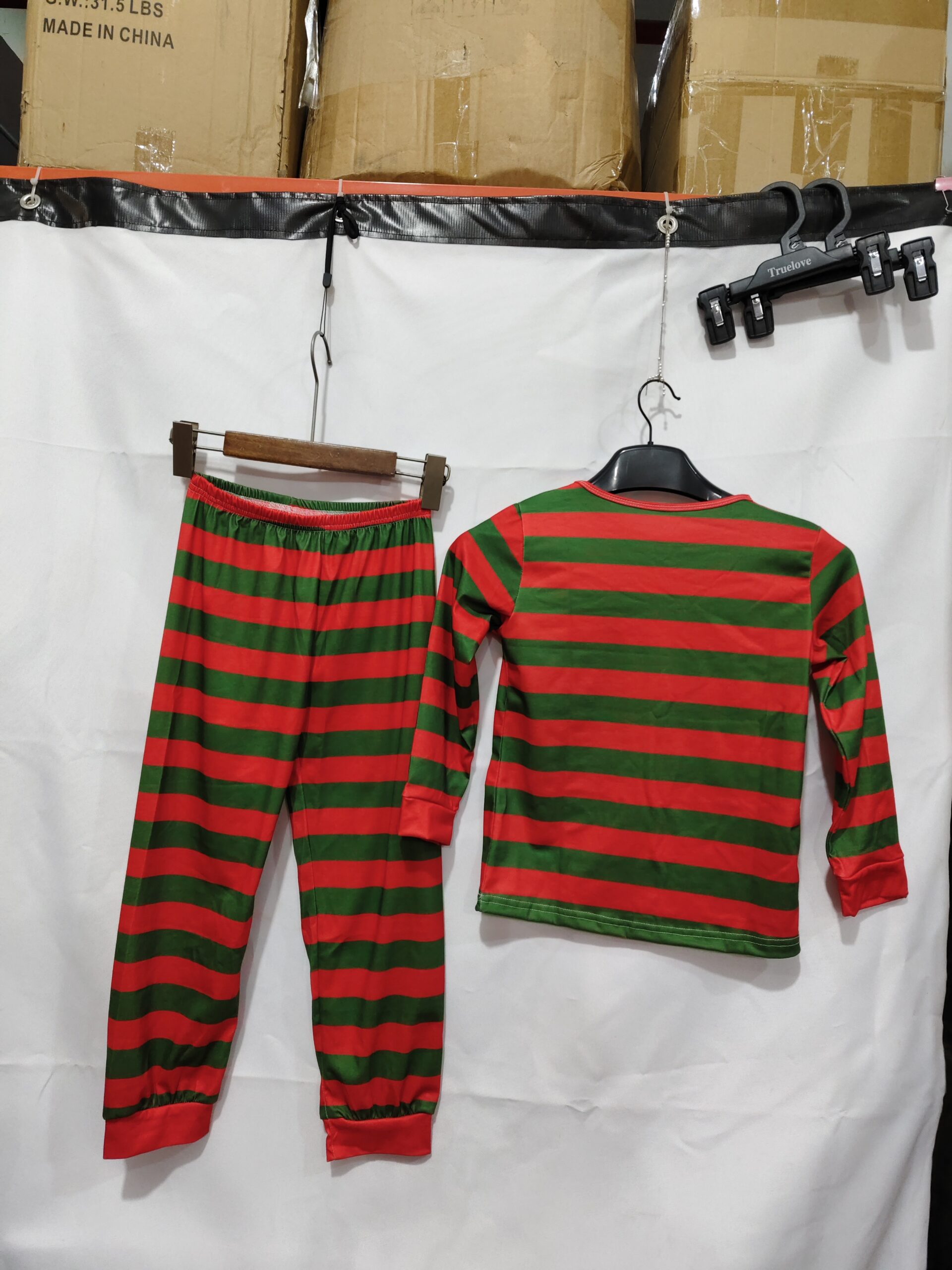 Striped Christmas Family Set Loungewear 3 Striped Christmas Family Set Loungewear - Image 3
