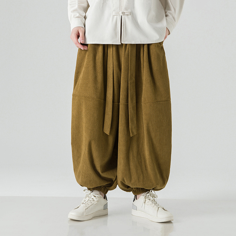 Loose-fitting Harem Pants With Elastic Cuffs 2 Loose-fitting Harem Pants With Elastic Cuffs - Image 2