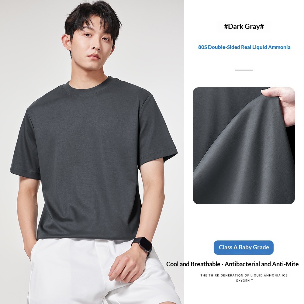 Short-sleeved Viscose T-shirt 10 Short-sleeved Viscose T-shirt - Image 10