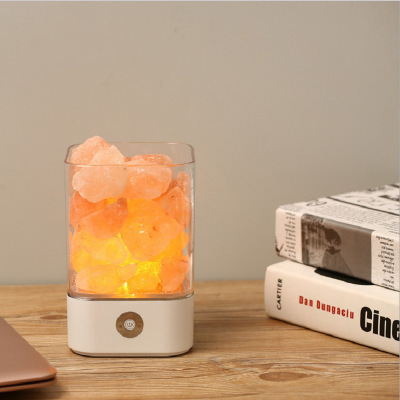 USB Crystal Light Himalayan Salt LED Lamp 2 USB Crystal Light Himalayan Salt LED Lamp - Image 2