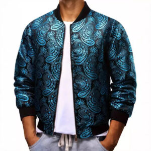 Men's Jacket With A Stand-up Collar