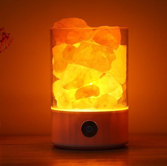 USB Crystal Light Himalayan Salt LED Lamp 3 USB Crystal Light Himalayan Salt LED Lamp - Image 3