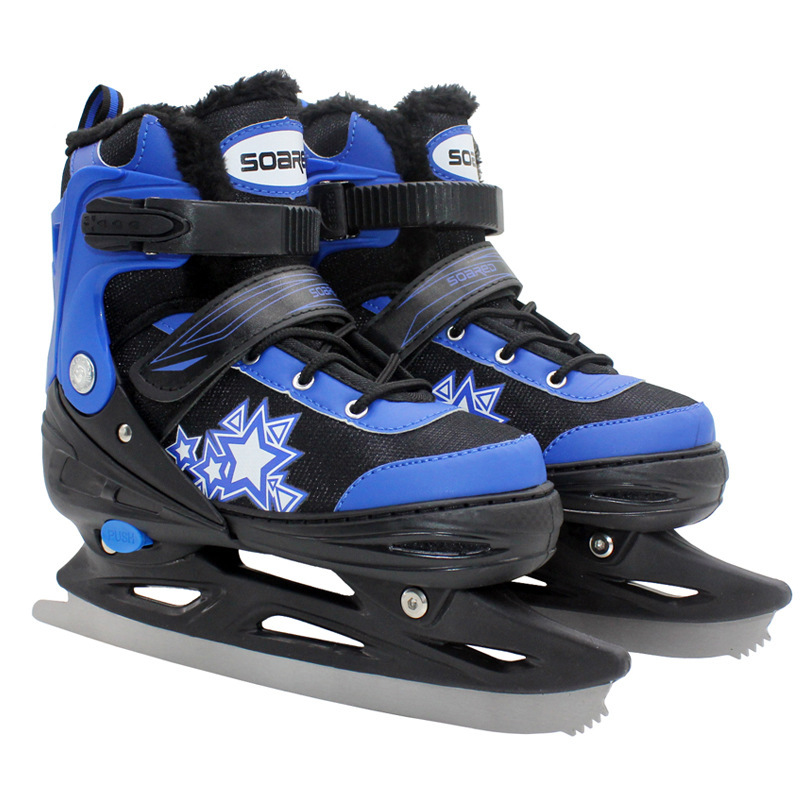 Children's Plush Insulated Adjustable Ice Skate Shoes 3 Children's Plush Insulated Adjustable Ice Skate Shoes - Image 3