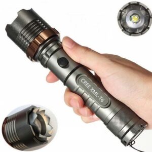 T6 Flashlight T6 zoom Rechargeable