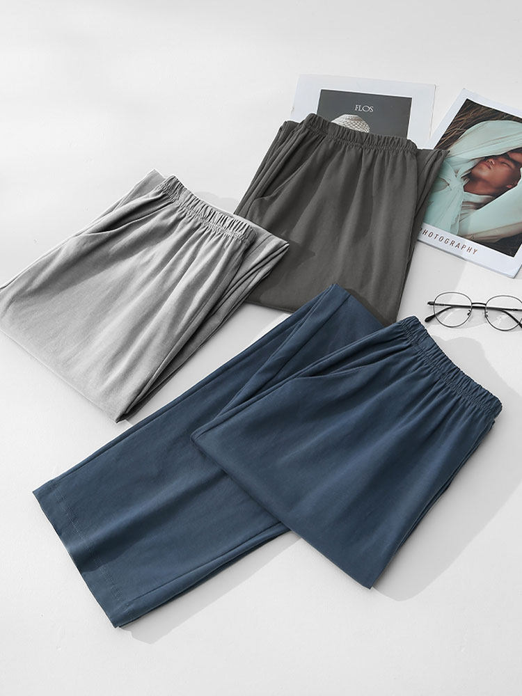 Cotton Loose And Comfortable Men's Sleeping Pants 4 Cotton Loose And Comfortable Men's Sleeping Pants - Image 4