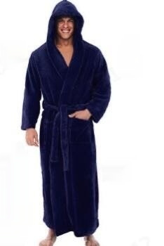 Thick Hooded Long Sleeve Nightgown 5 Thick Hooded Long Sleeve Nightgown - Image 5